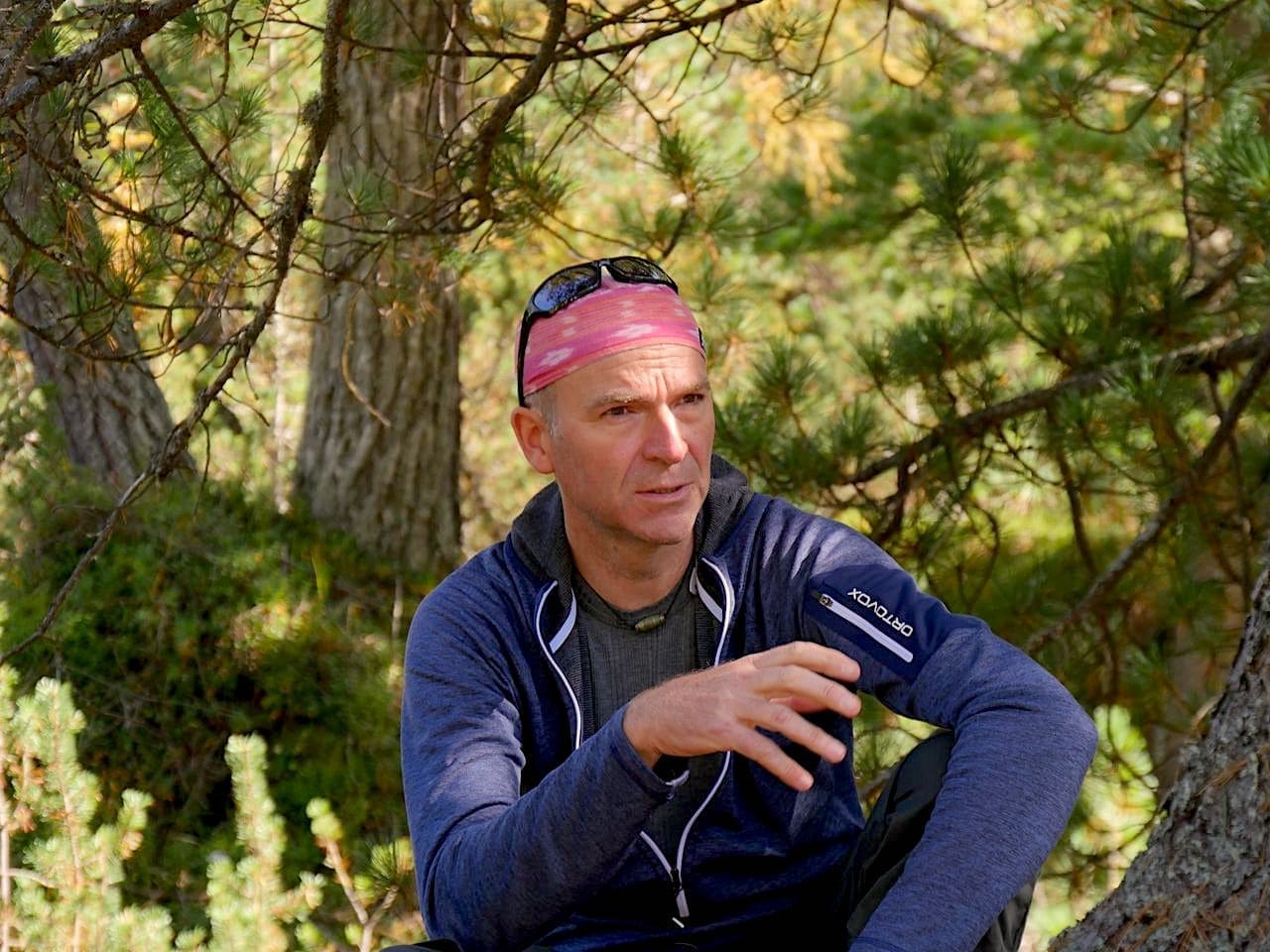 Naturcoaching-Gespräch in den Bergen mit Dr. Klaus Engelhardt